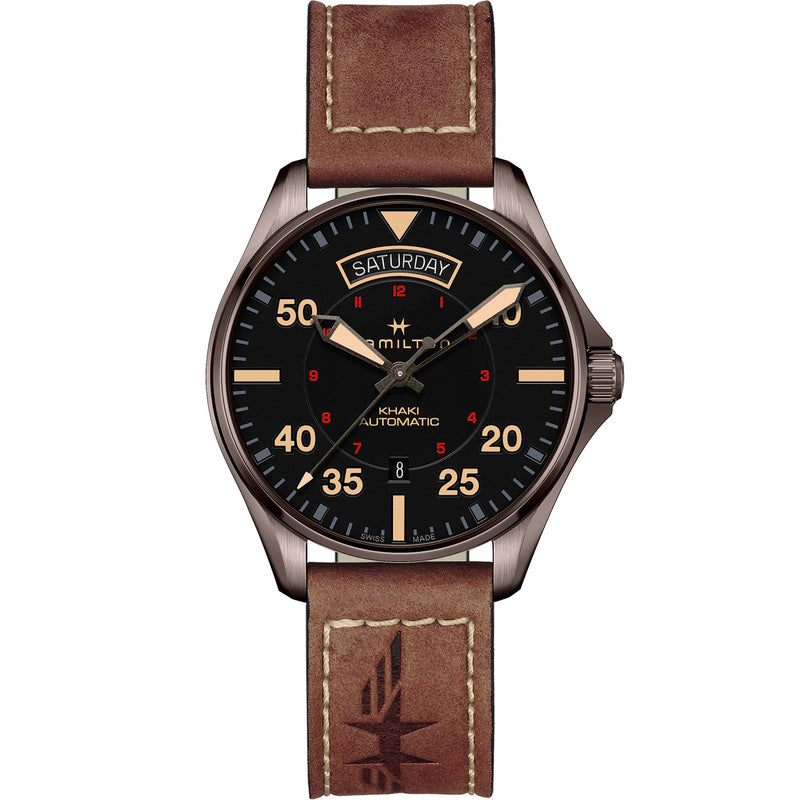 Khaki Aviation Brown | Black Dial