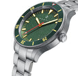 Deacon Silver/Green | Green Dial