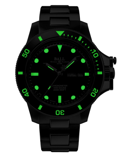 Egnineer Hydrocarbon Original 43mm Black / Steel Black Dial