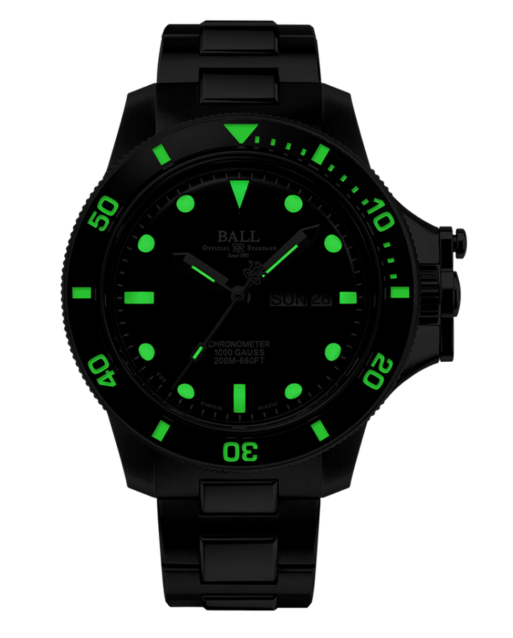 Egnineer Hydrocarbon Original 43mm Black / Steel Black Dial
