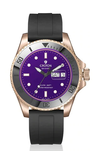 Sea Diver Rose/Purple/Brown |  Dial