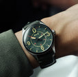 Spitfire Smith Automatic Green / Leather | Green Dial
