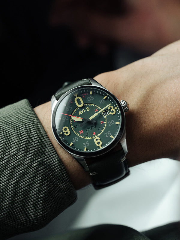 Spitfire Smith Automatic Green / Leather | Green Dial
