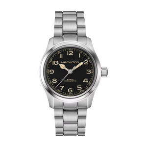 Khaki Field Black / Stainless Steel Black Dial