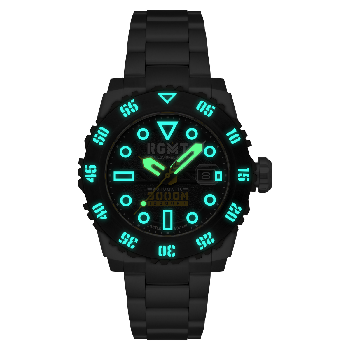Ohio Automatic Limited Edition BLACK / STAINLESS STEEL Black Dial