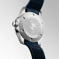 HYDROCONQUEST GMT Blue / Rubber | Blue Dial