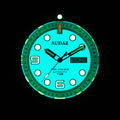 Tri-Hawk Tritium Blue with Luminous Glow Blue Dial