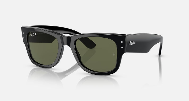 MEGA WAYFARER UNISEX Black / Green Polar |  Dial