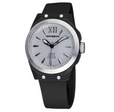 DF Carbon Fiber Automatic Sliver Dial, Black Case | Sliver Dial