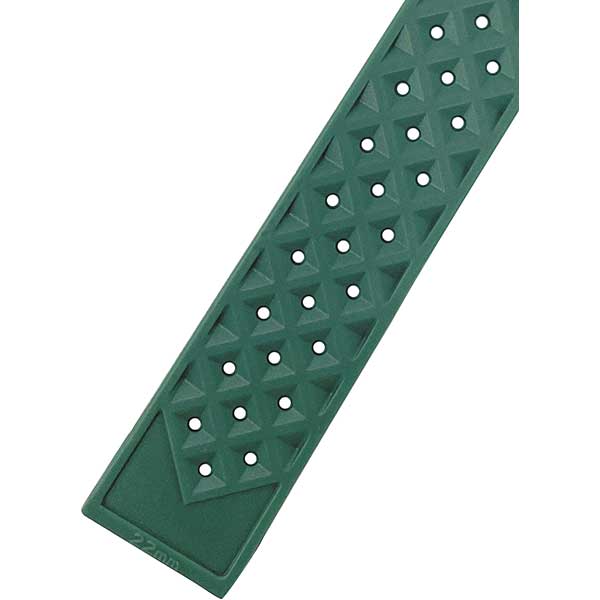 2 Pack - Vintage Rubber Diver Watch Bands ��� Tropical and Waffle Green, 20mm |  Dial