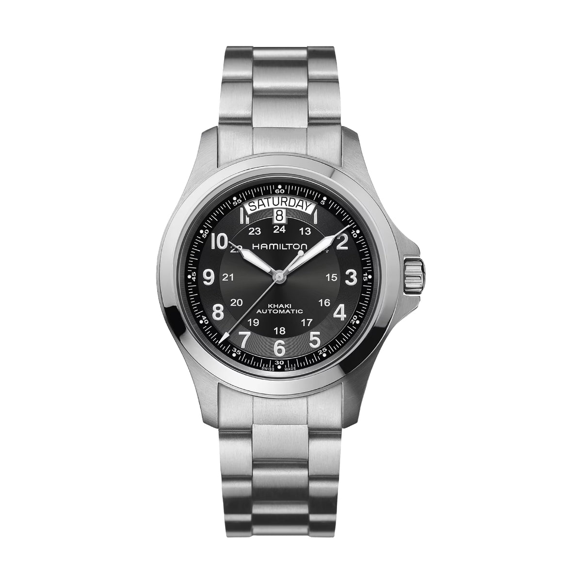 KHAKI FIELD Black / Stainless Steel Black Dial