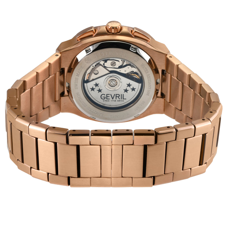 Potente - Chronograph Swiss Automatic Chronograph, IPRG Case, Black Dial, IPRG Bracelet | Black Dial