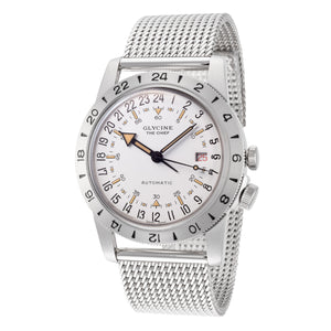 Airman The Chief Purist 40mm / White / Silver White Dial