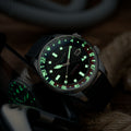 Bradner GMT Automatic Black / Stainless Steel Black Dial