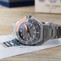 Dumas Gray Dial / Orange / Stainless Steel | Gray Dial