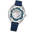 Symphony-995.03 Blue Leather | Silver Dial