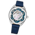 Symphony-995.03 Blue Leather | Silver Dial