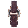Wilhelm Brown/Rose Gold | Silver Dial