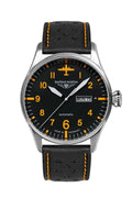 Aviation Tornado Black Dial with Orange | Black Dial