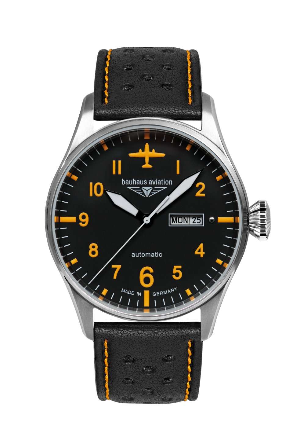 Aviation Tornado Black Dial with Orange | Black Dial