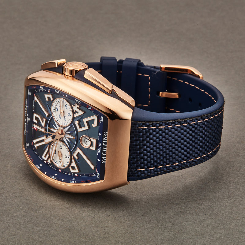 VanguardYACT 45CCYACHTGLD / Blue | Blue Dial