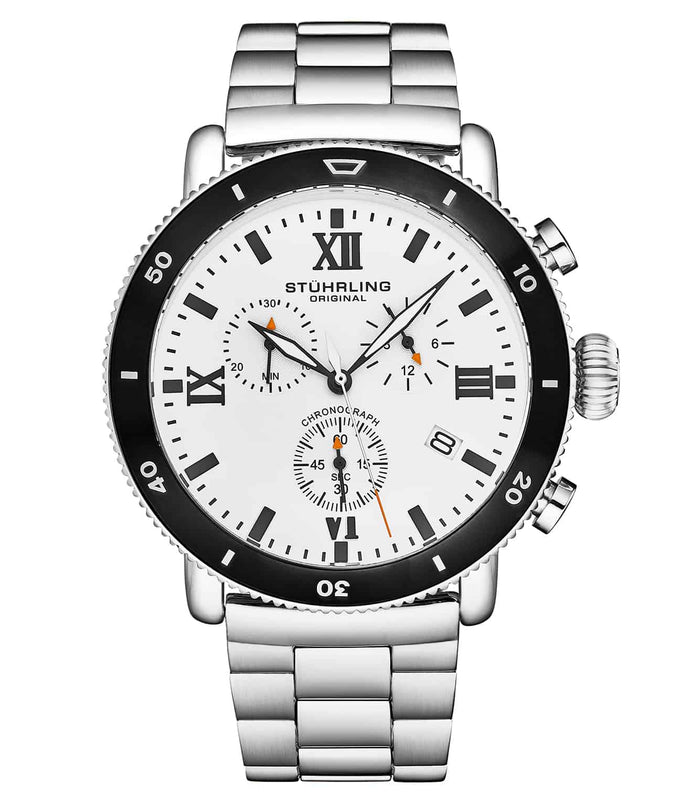Chronograph Black/White | White Dial
