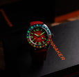 Fleuss GMT Automatic Red/Stainless Steel | Red Dial