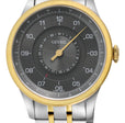 Jones Swiss automatic SW200 single handed watch  Gray Two-tone | Gray Dial