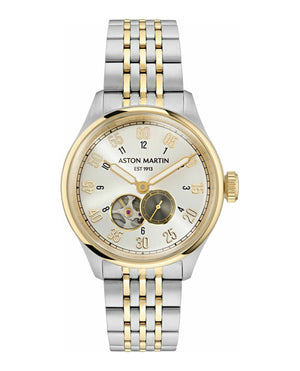 TS1 Automatic Two-Tone Partial Skeleton Automatic Bracelet Silver Dial