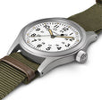 Khaki Field White / Fabric | White Dial