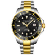 DEPTHMASTER 42MM DIVER Black and Gold/Stainless Steel | Black Dial