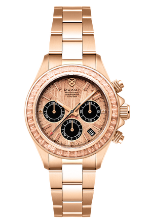 Accelero Meteorite Chronograph Limited Edition Rose Gold / Stainless Steel | Rose Gold Dial