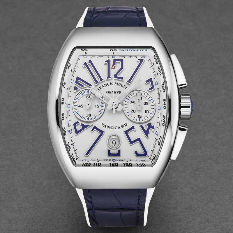 Vanguard 45CCWHTBLU-2 / White | White Dial