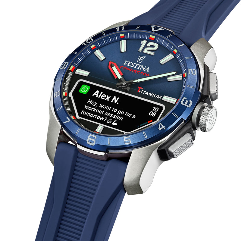 CONNECTED Blue / Plastic | Blue Dial