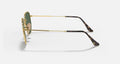 HEXAGONAL FLAT LENSES MEN'S Gold / Green