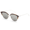 Tensifs Havana Crystal Frame, Silver Mirrored Lens |  Dial