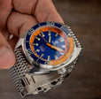 CORE DIVER Blue Orange | Black Dial