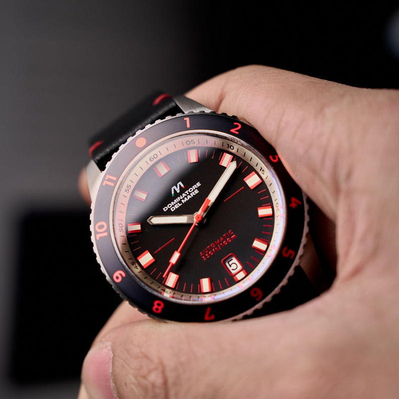 Tropea Automatic Black / Black Leather | Black Dial