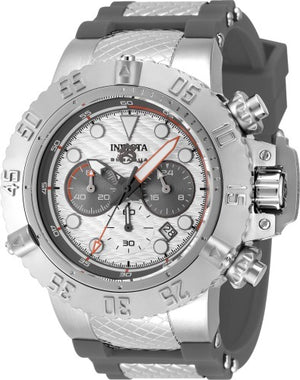 Subaqua 50mm / White / Silver and Grey | White Dial