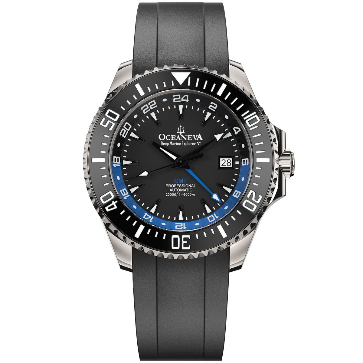 Deep Marine Explorer VI 6000M - GMT True Dive Black/BlueGMT Black