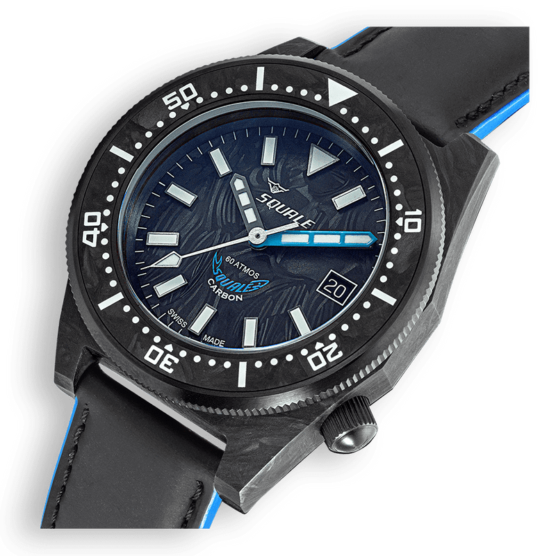 T183 Forged Carbon - Blue Dial