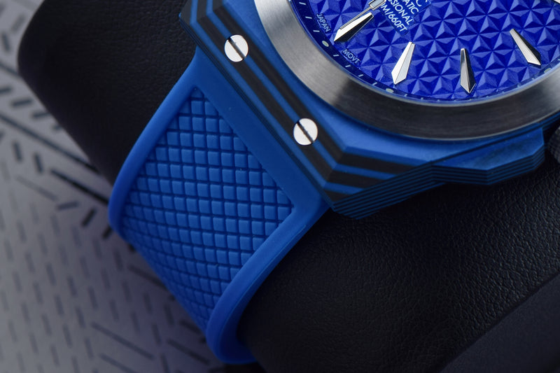 DF Carbon Fiber Automatic Blue Dial, Blue Case | Blue Dial, Blue Case Dial