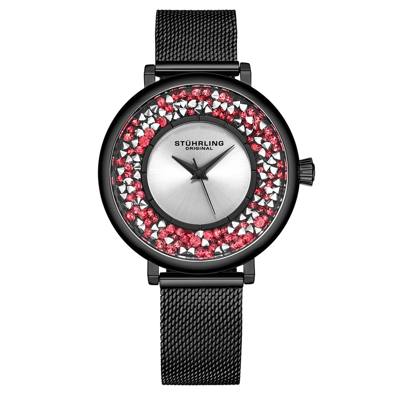 Symphony Black Stainless Steel | Silver Dial