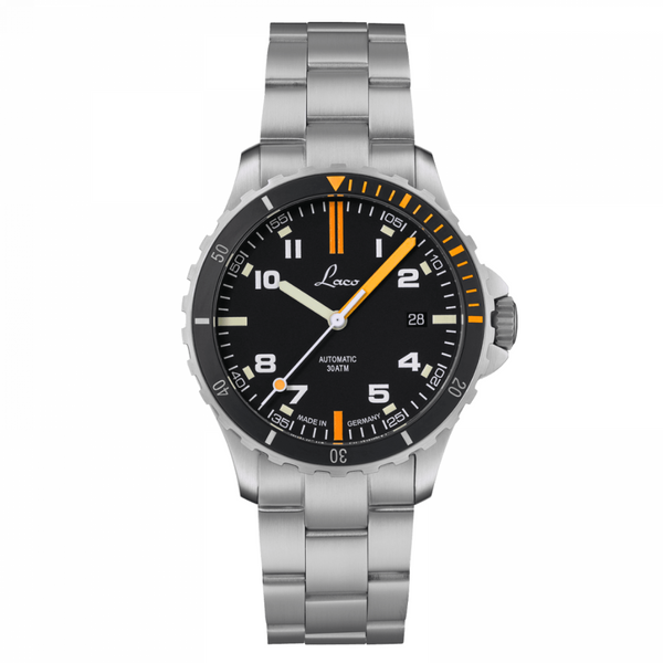 Mojave 39.MB Stainless Bracelet | Matte Black Dial