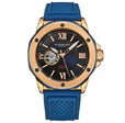 Edwardian Automatic 44mm Skeleton Blue/Rose | Blue Dial