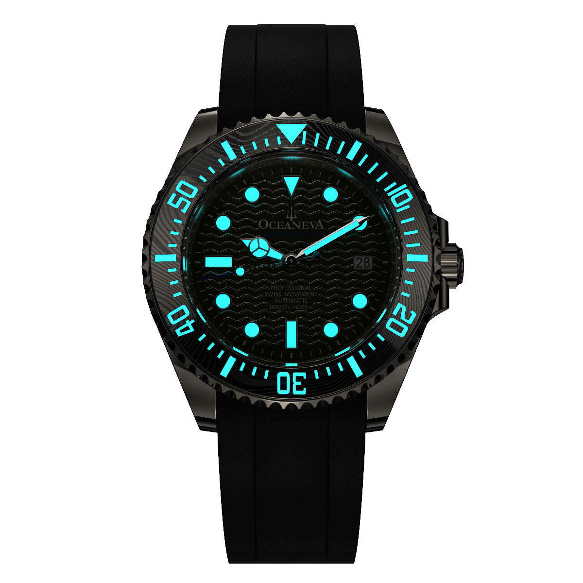 Deep Marine Explorer VI 6000m Grade 5 Titanium 6000m/ODGreenDial | Green Dial