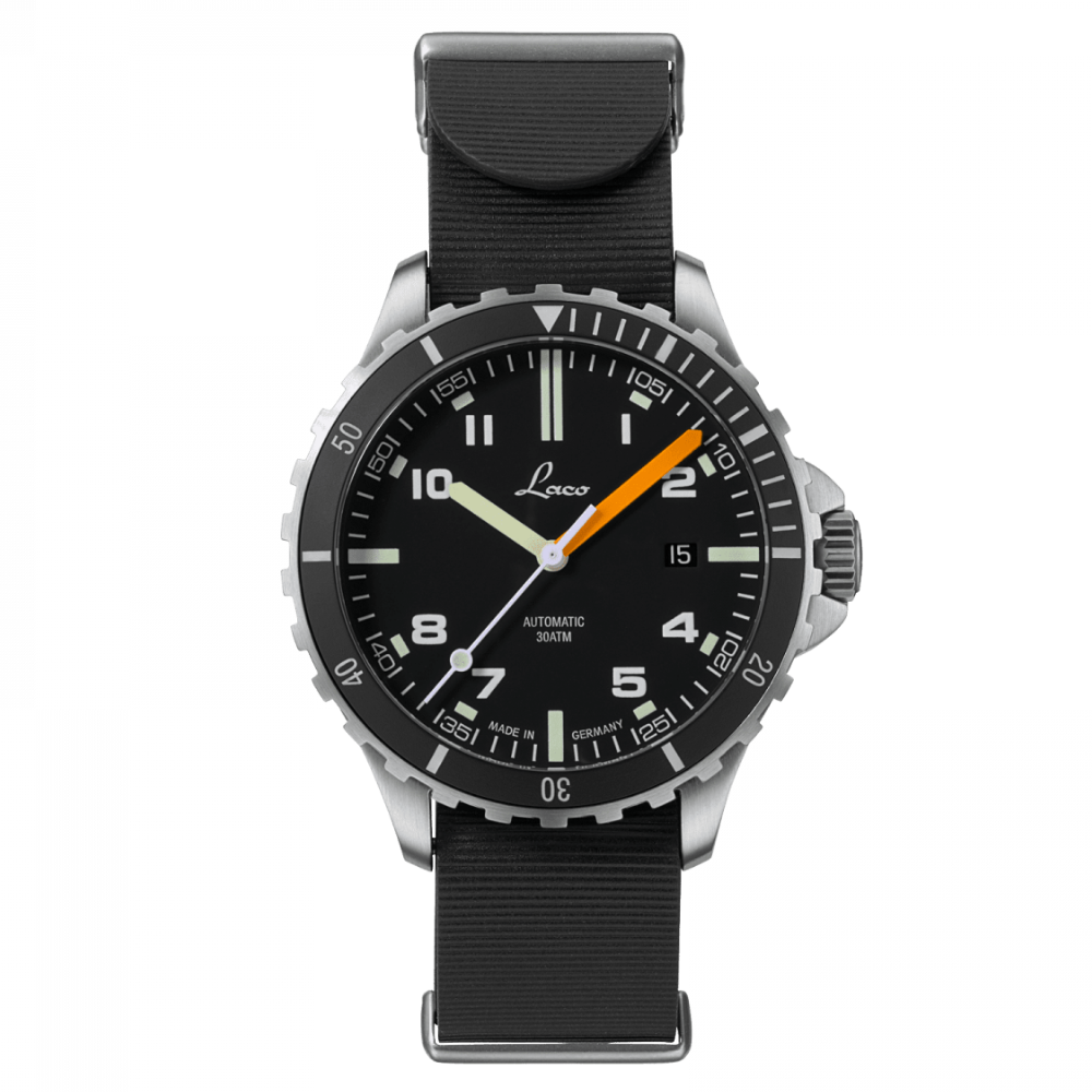 Squad Watch Himalaya 42mm Rubber Nato Black Dial