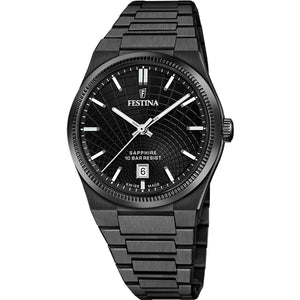 Rive Black / Stainless Steel | Black Dial