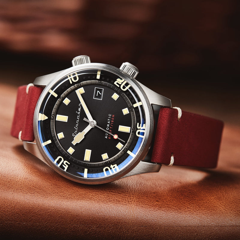 Bradner Black / Leather | Black Dial