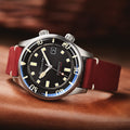 Bradner Black / Leather | Black Dial